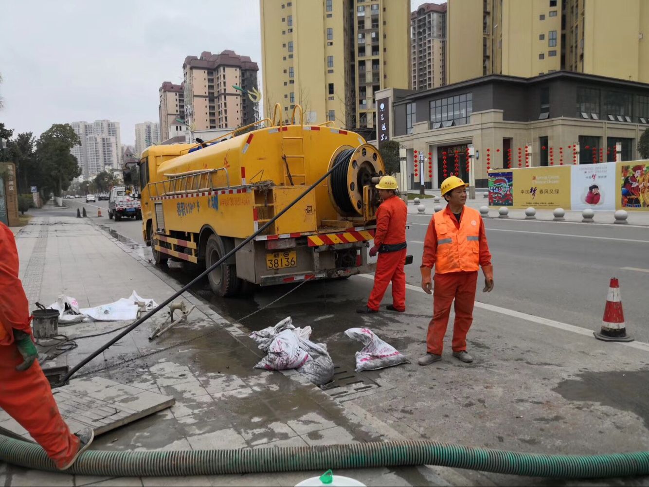 琼中排污管道清淤-管道清洗